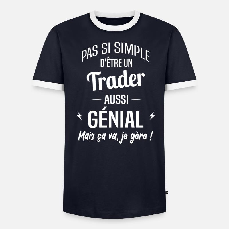 Trader T-shirt contrasté Homme