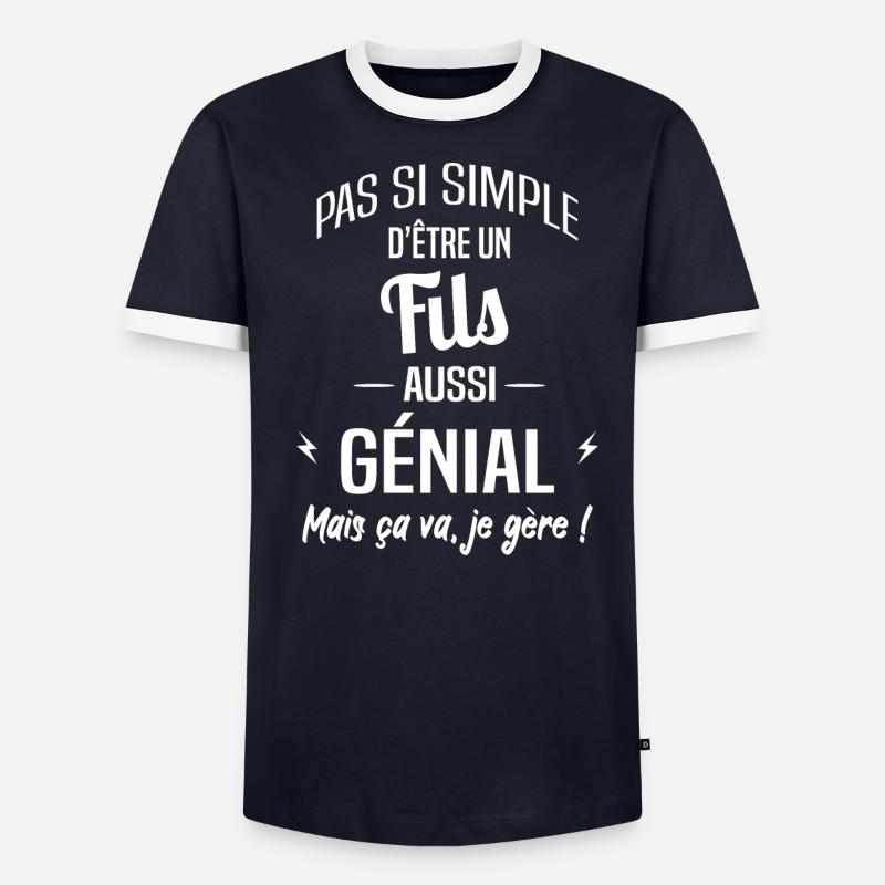 Fils T-shirt contrasté Homme