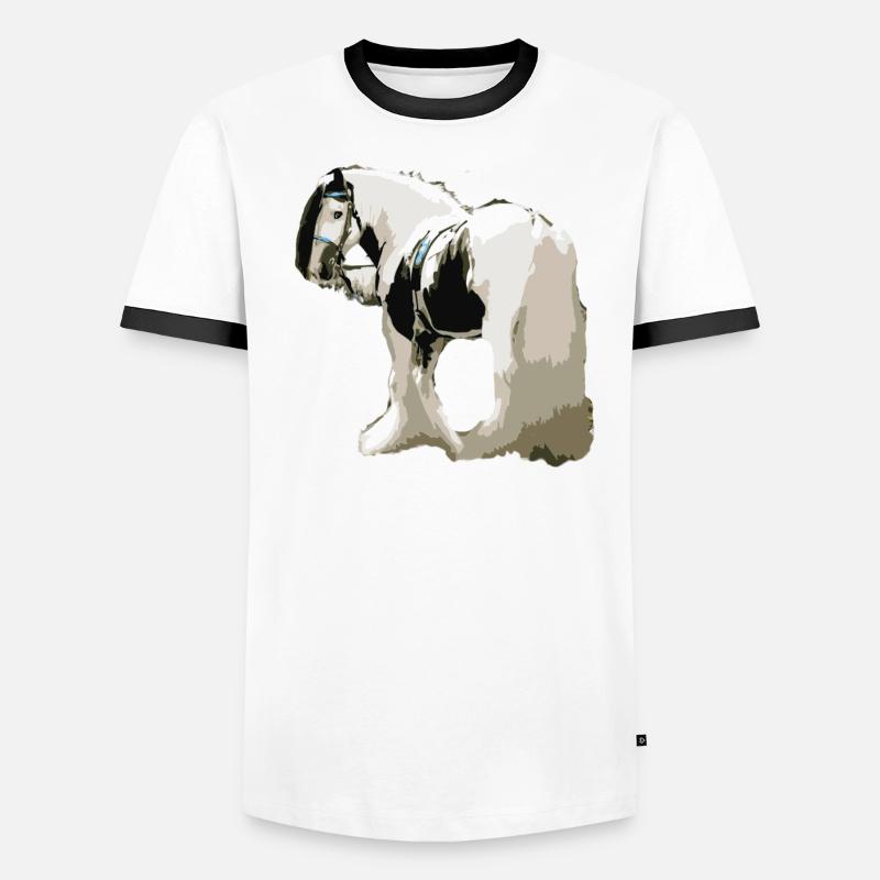 Pferd, Tinker , Pferd Tinker, Geschenkidee Männer Kontrast-T-Shirt