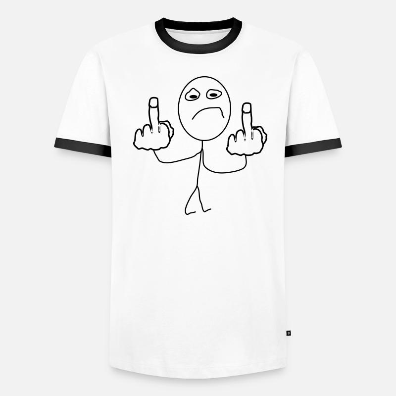 rage comic, like a boss, bro, excellent drawing, Men's Ringer Shirt
