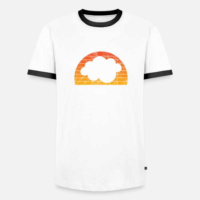Cloud Computing Engineer Definition Retro Computer Männer Kontrast-T-Shirt