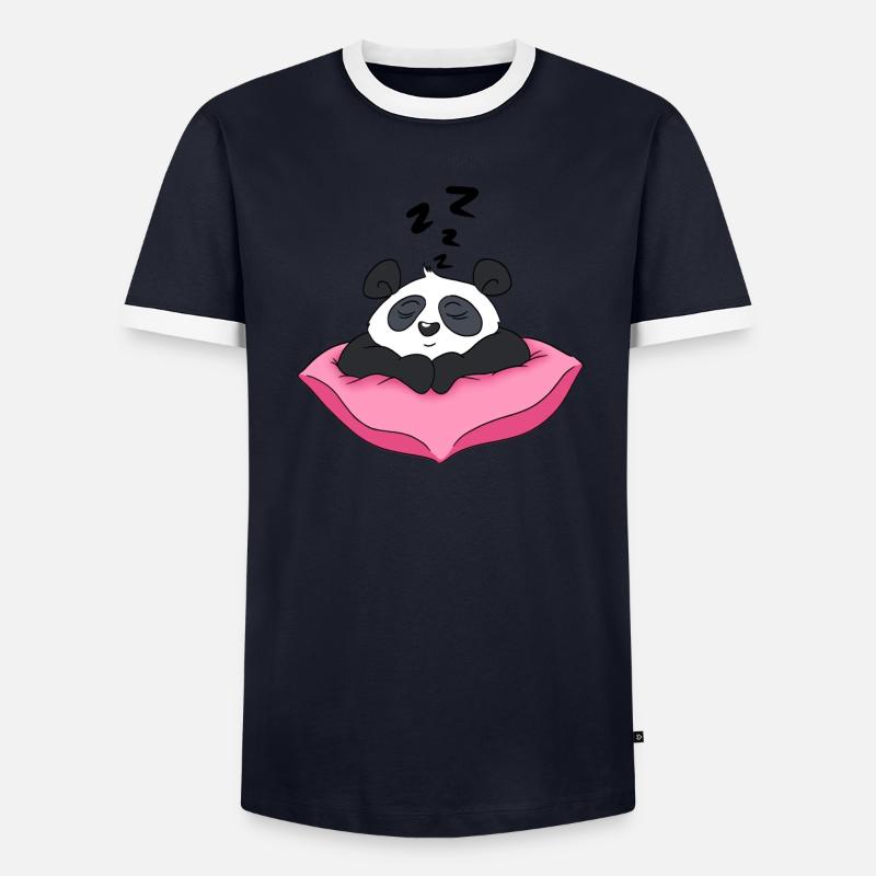 Sleeping Panda Men's Ringer Shirt