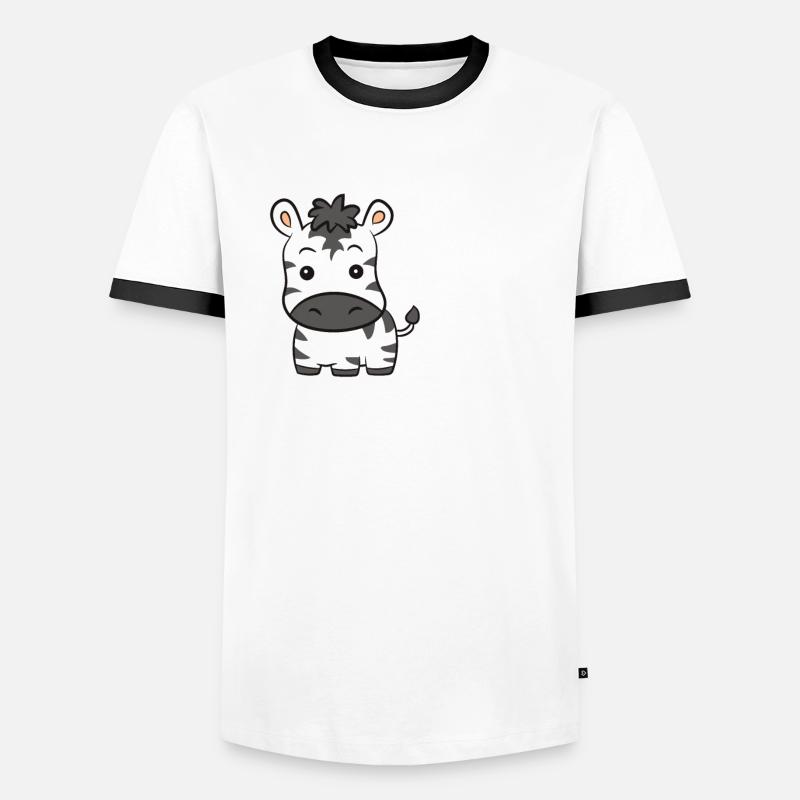 Sei immer du selbst, außer du kannst ein Zebra Männer Kontrast-T-Shirt