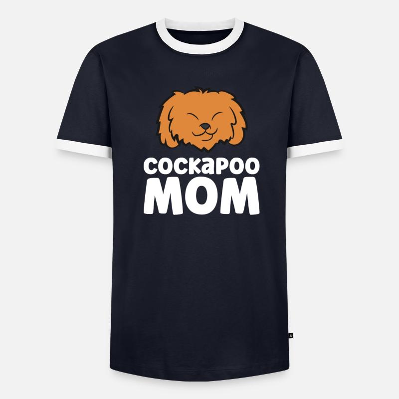 Cockapoo Dog Mama Cockapoo Mom - Men's Ringer Shirt - undefined