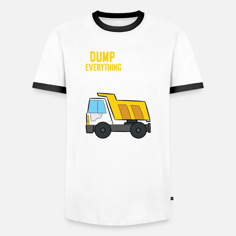 Dump Everything I’m 3 Birthday Construction 3rd T-shirt contrasté Homme