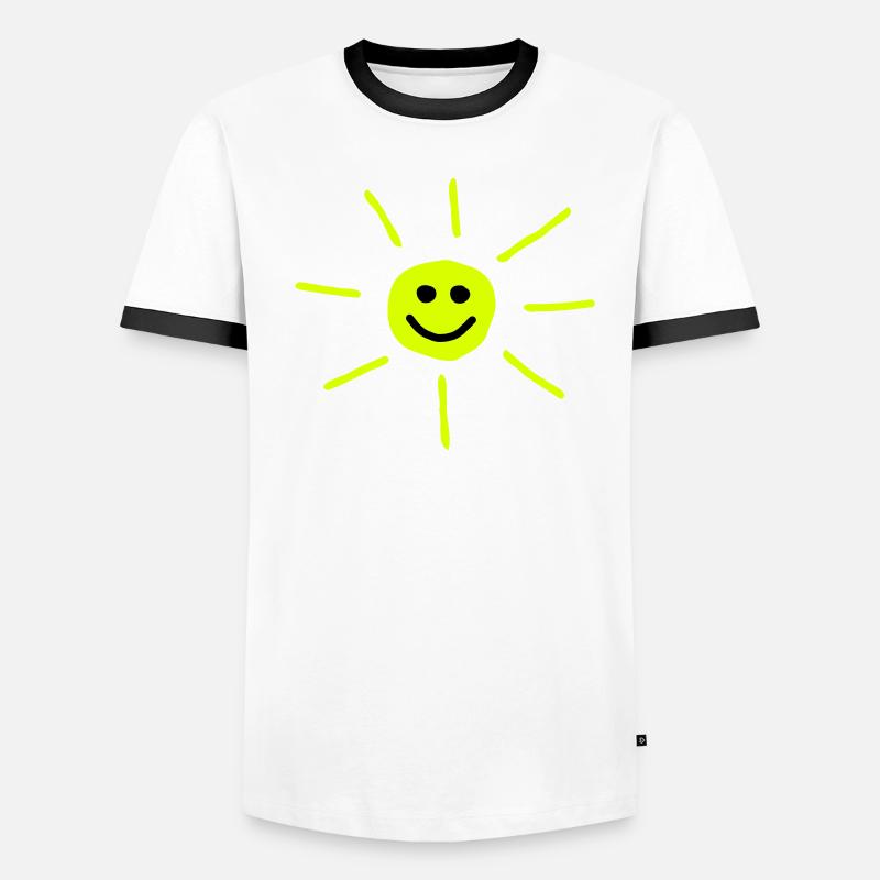 Sonne T-shirt contrasté Homme