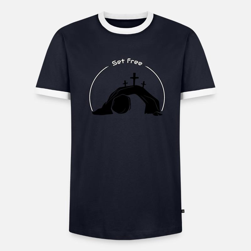 Libérer T-shirt contrasté Homme