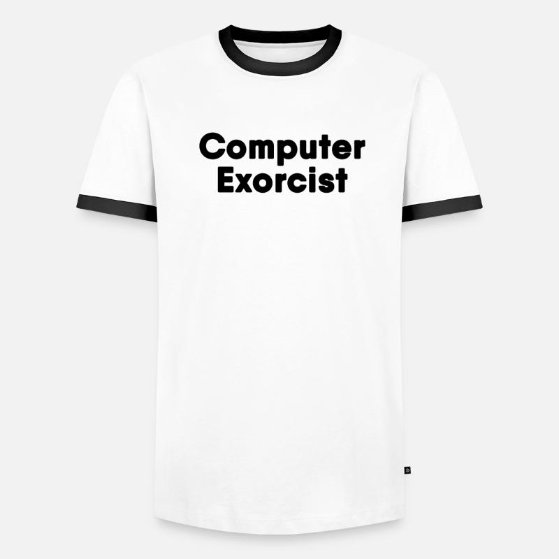 Computer exorcist Men's Ringer Shirt