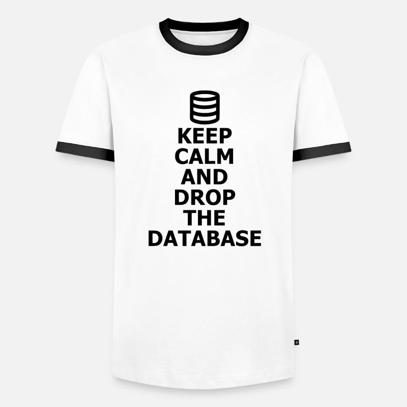 Database Admin DBA Men's Ringer Shirt