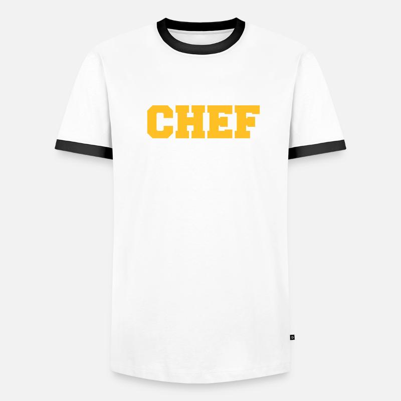 APPELLE-MOI CHEF T-shirt contrasté Homme