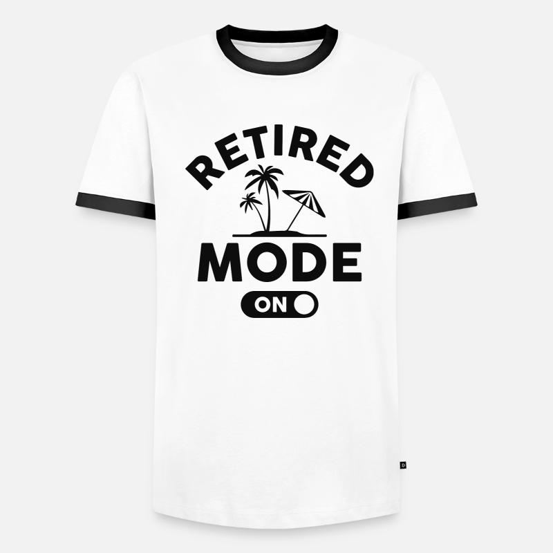 Mode retiré activé T-shirt contrasté Homme