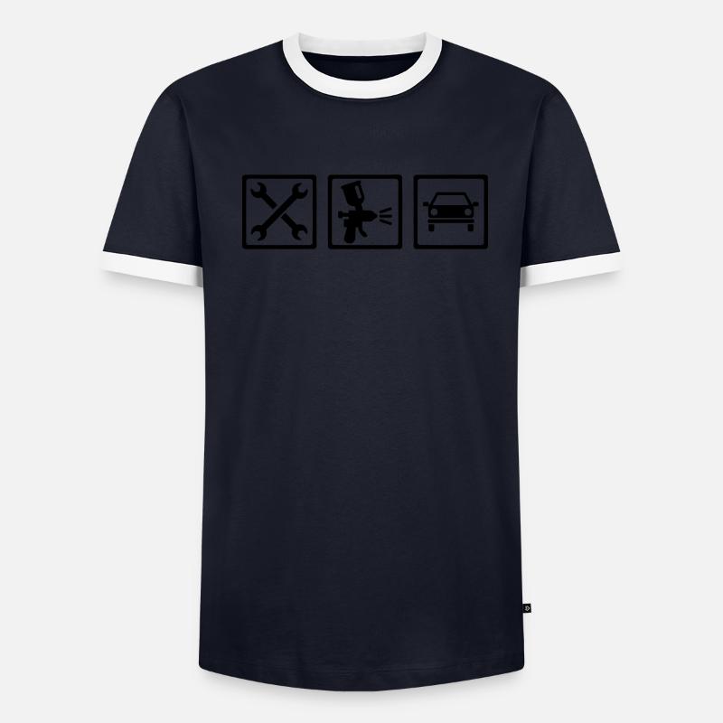 Laqueur T-shirt contrasté Homme