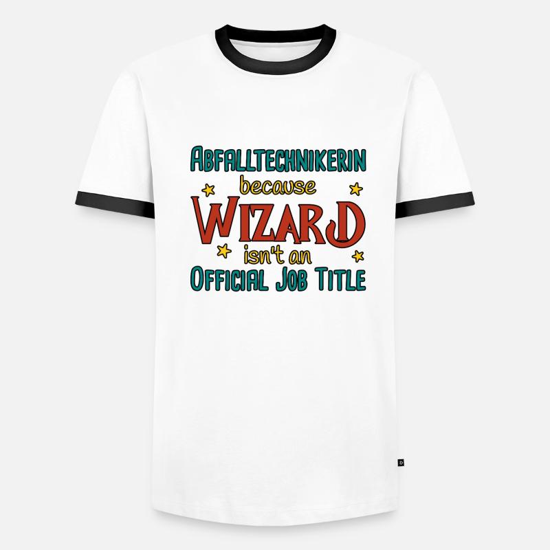 Assistant Technicien des déchets T-shirt contrasté Homme
