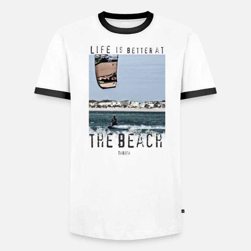 Beach4 Männer Kontrast-T-Shirt