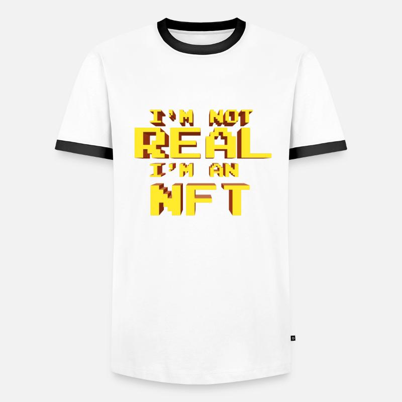 Krypto Männer Kontrast-T-Shirt