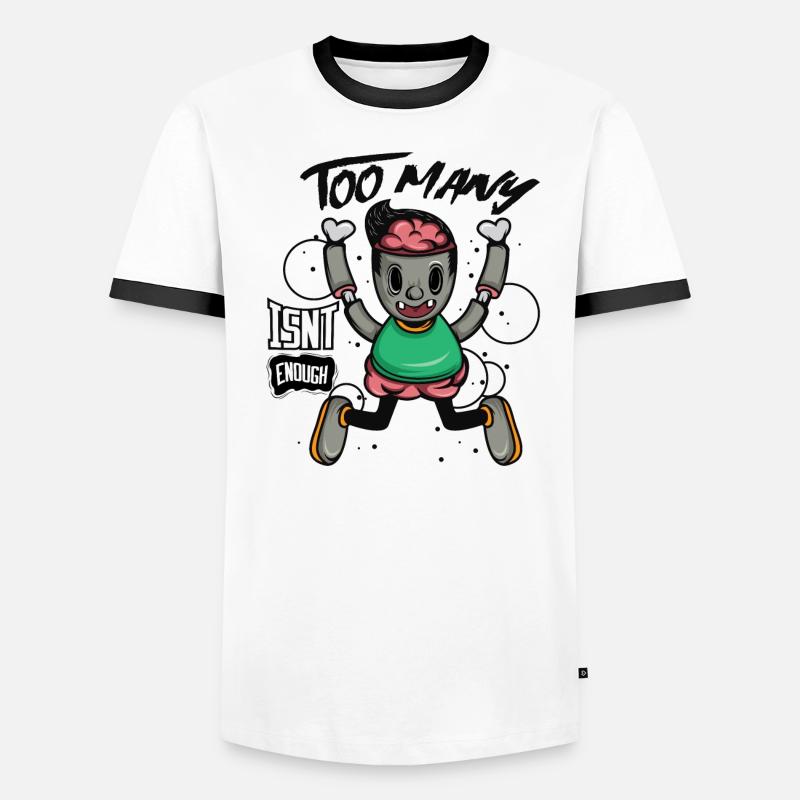 Hallo! Erhalten Sie dieses einzigartige Männer Kontrast-T-Shirt