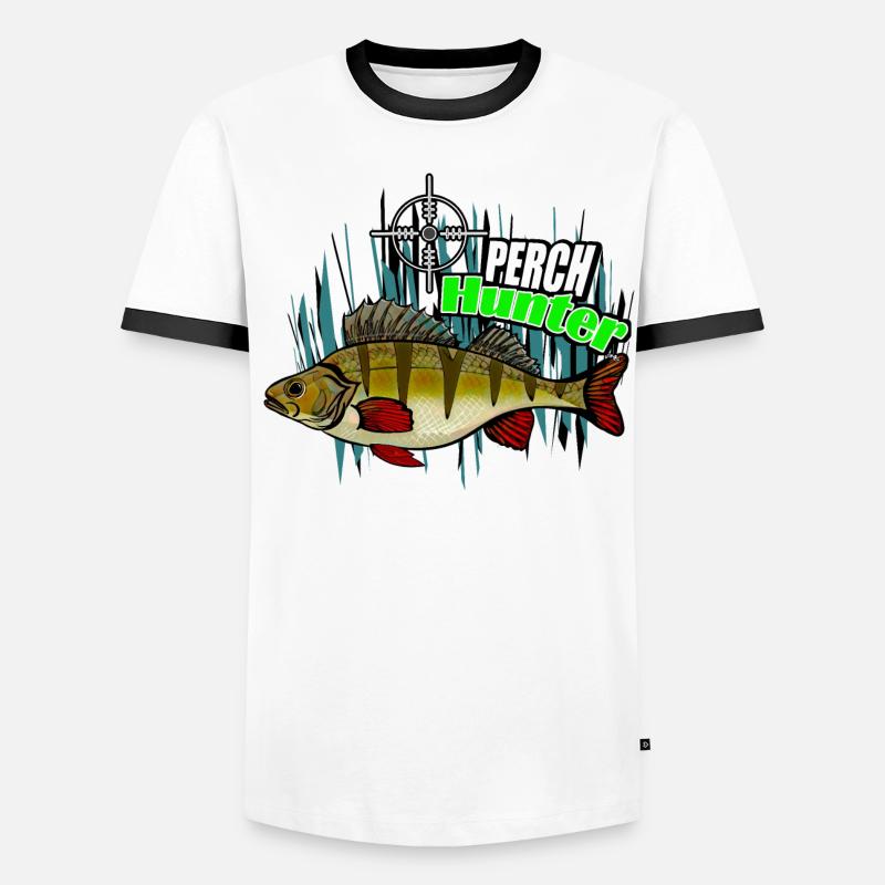 Barschjäger Männer Kontrast-T-Shirt