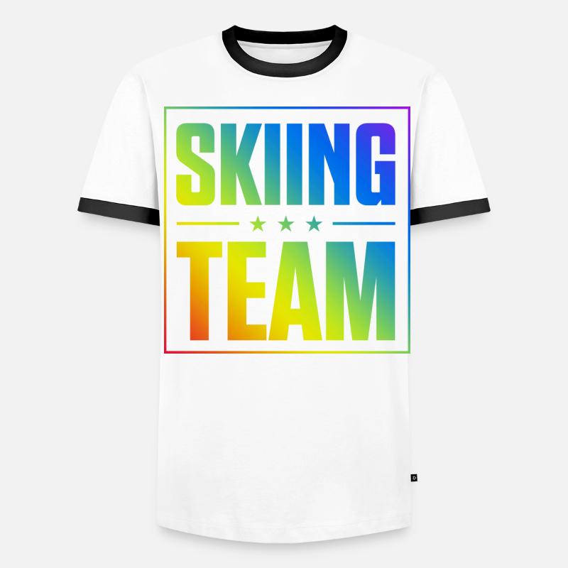 Équipe de ski T-shirt contrasté Homme