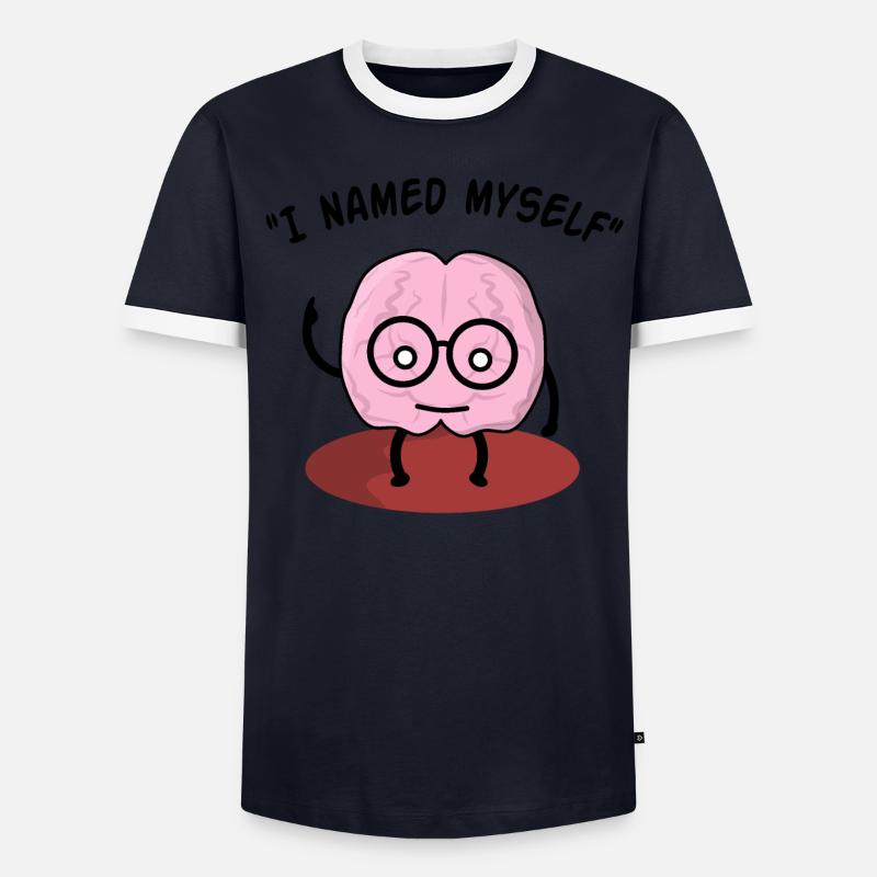Je me suis nommé, jeu de mots amusant T-shirt contrasté Homme