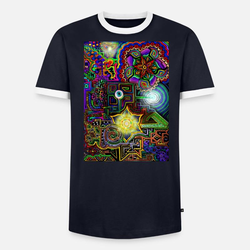 Psychedelic universe Men's Ringer Shirt
