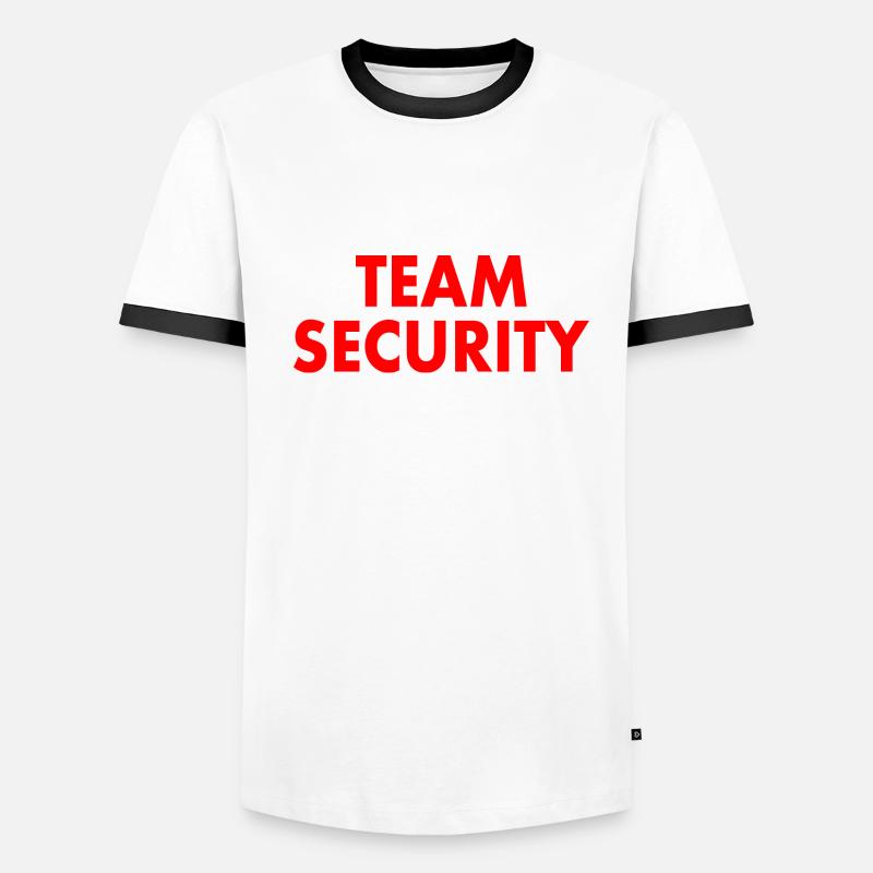 Team security T-shirt contrasté Homme