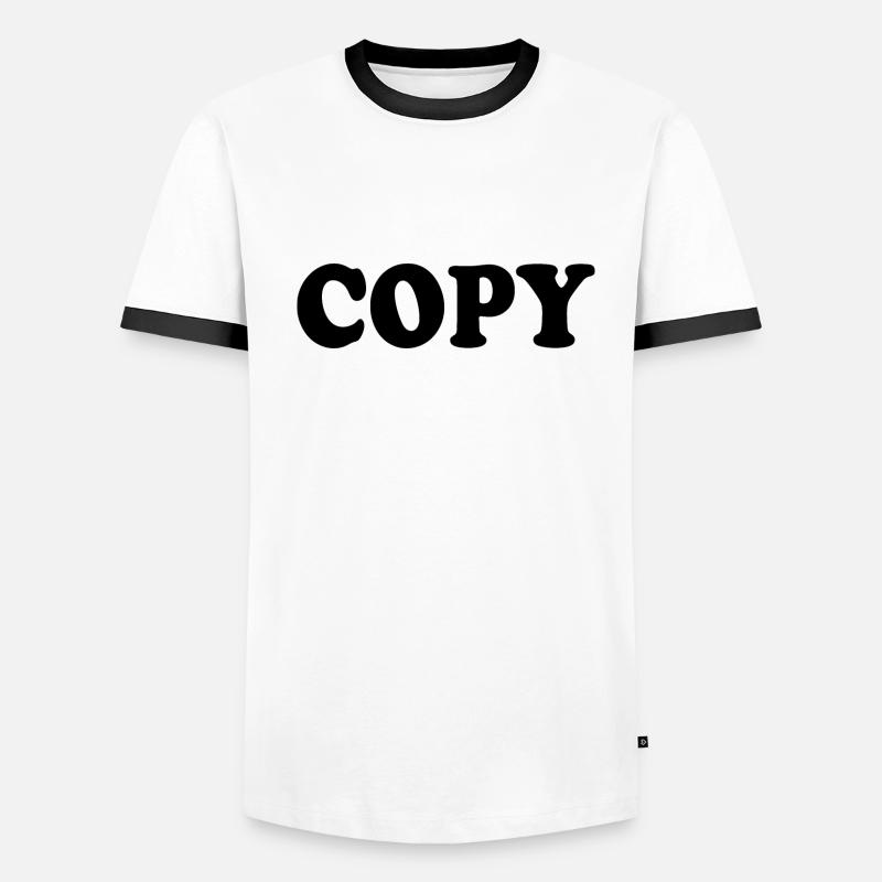 Copy Männer Kontrast-T-Shirt