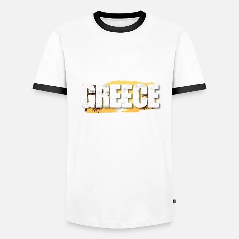 Grèce T-shirt contrasté Homme