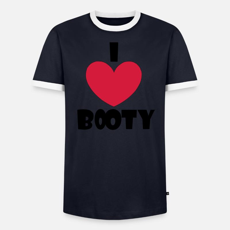 J'aime Booty T-shirt contrasté Homme