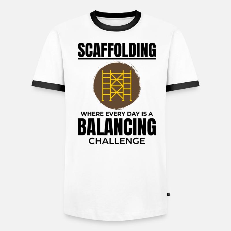 Scaffolder Scaffold Builder Scaffolding Platform Men's Ringer Shirt