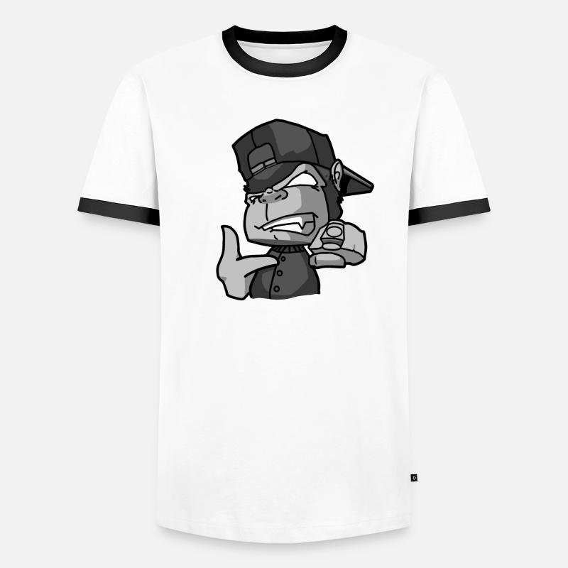 Monkey Männer Kontrast-T-Shirt