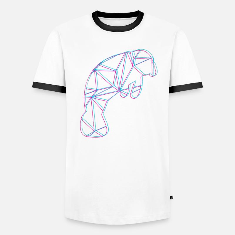 Polygon Manatee Men's Ringer Shirt