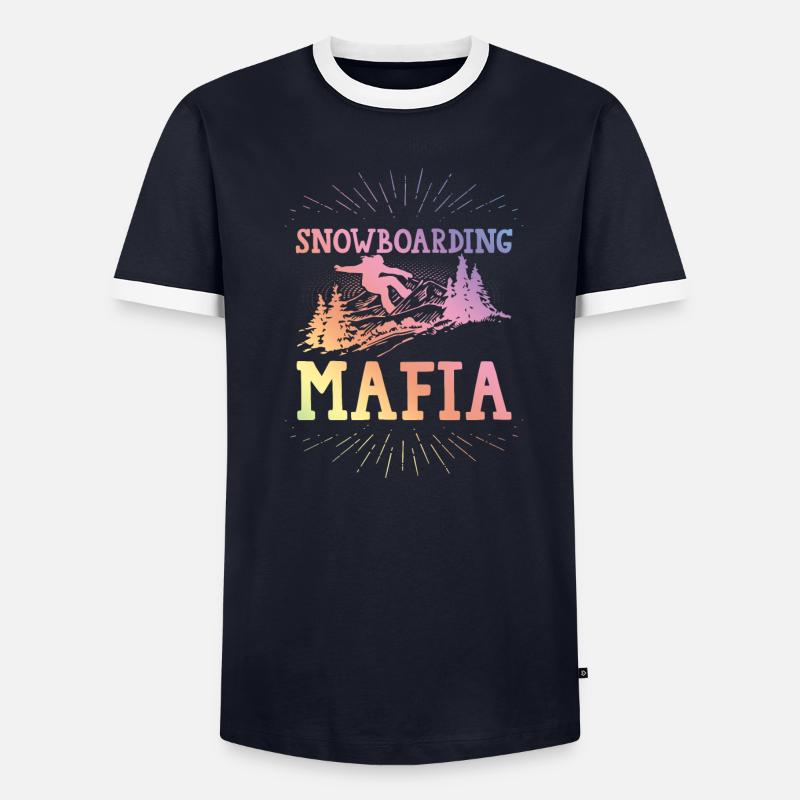 Mafia du snowboard T-shirt contrasté Homme