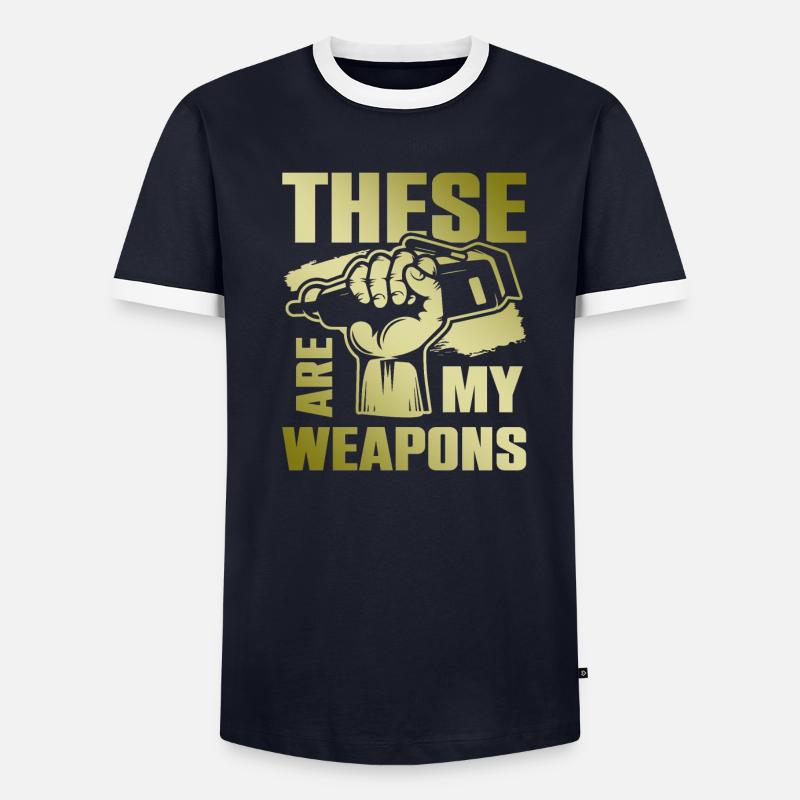 Barber weapons Men's Ringer Shirt
