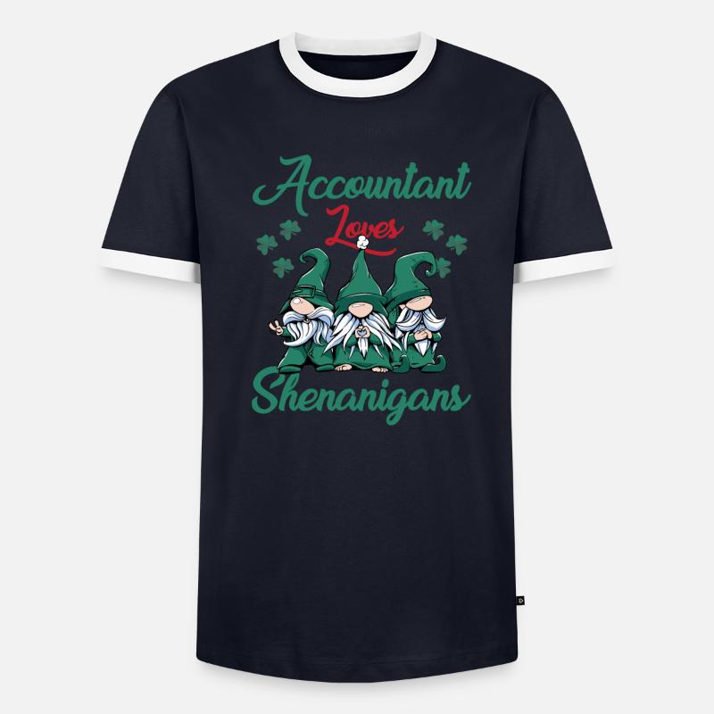Un comptable adore les gadgets pour la Saint-Patrick T-shirt contrasté Homme