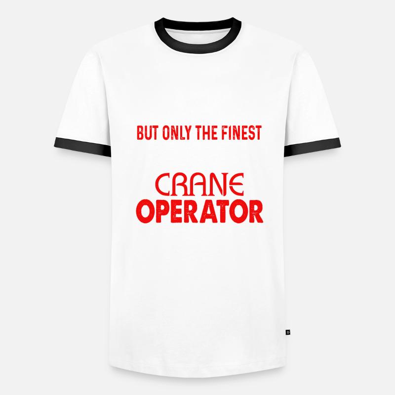 Crane Operator Married A Crane Operator Men's Ringer Shirt
