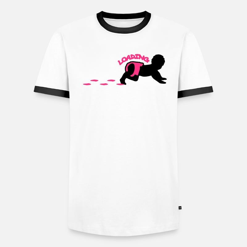 Baby Loading Design T-shirt contrasté Homme