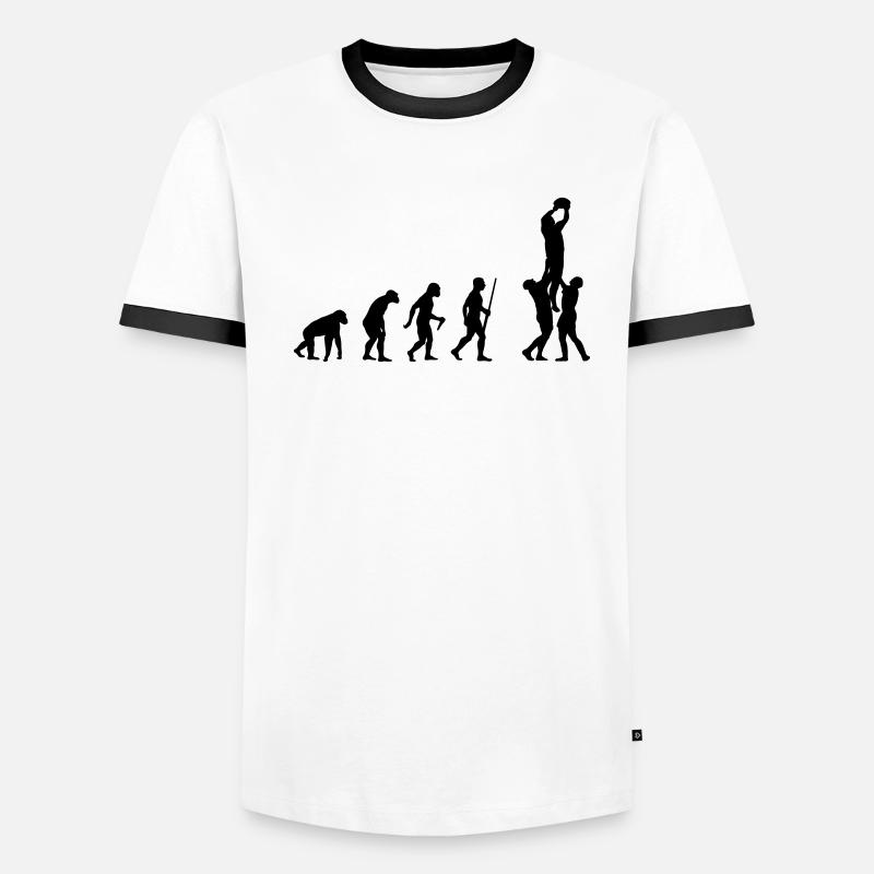 L'évolution de Rugby T-shirt contrasté Homme