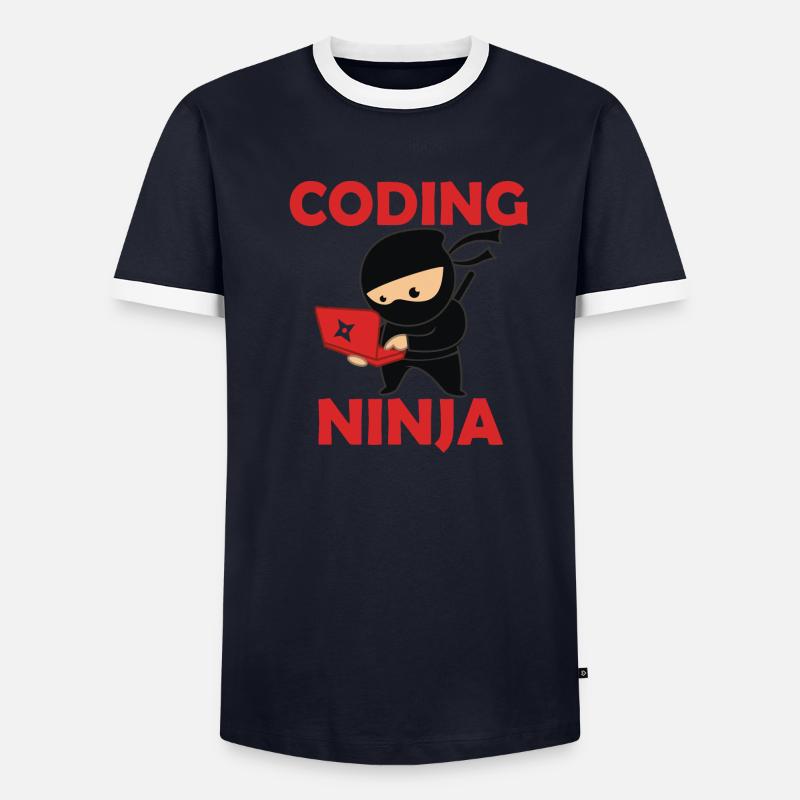Codage ninja T-shirt contrasté Homme
