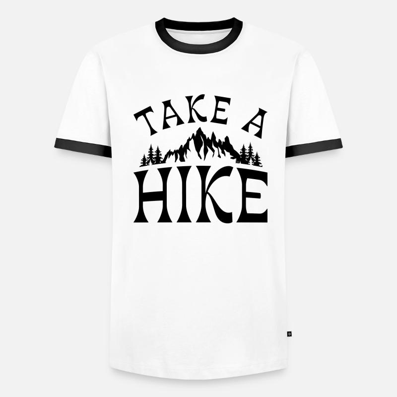 Machen Sie eine Wanderung Männer Kontrast-T-Shirt