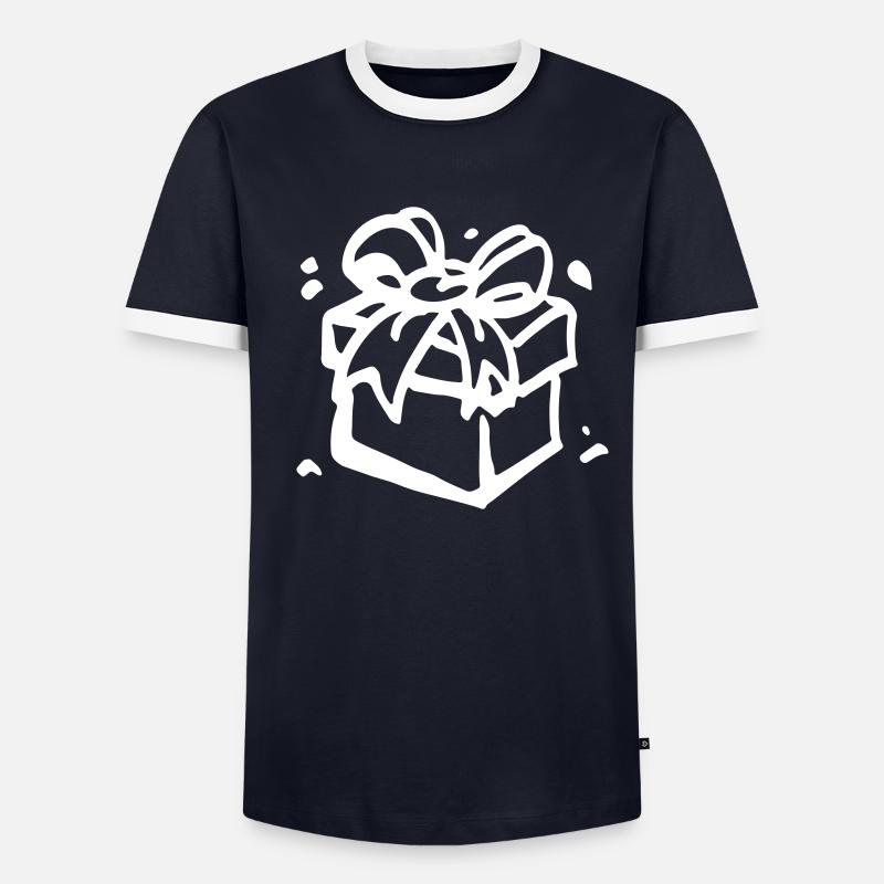 Gift Box / gift box - present Men's Ringer Shirt