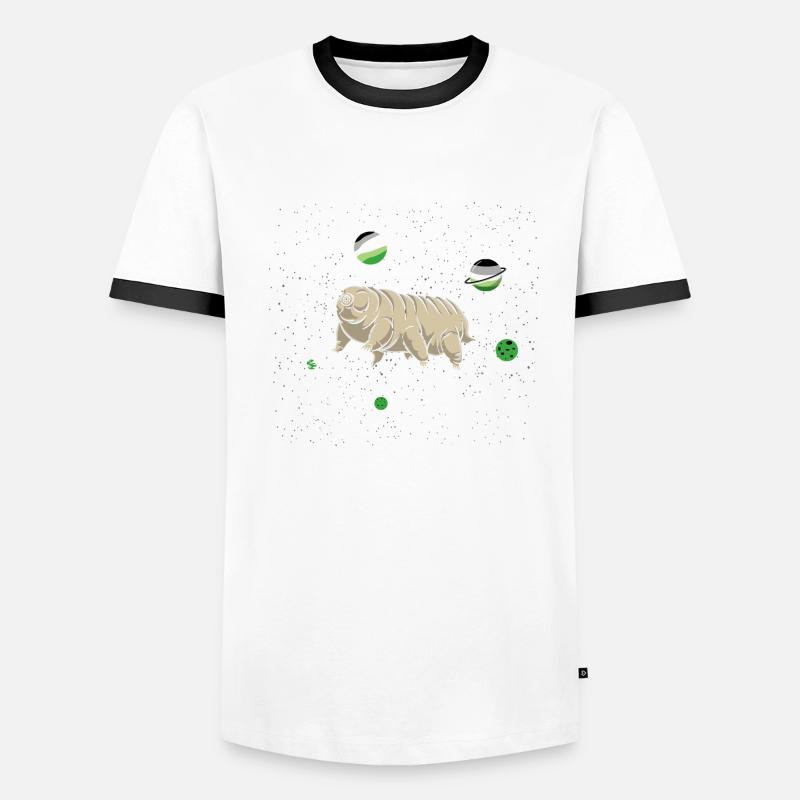 Tardigrade aromatique dans l’espace T-shirt contrasté Homme