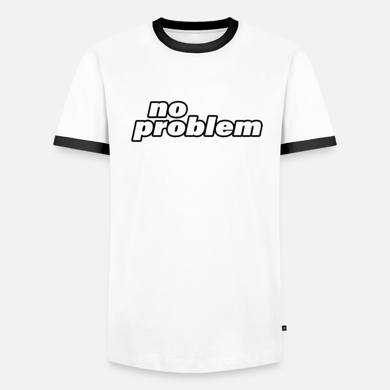no problem Men's Ringer Shirt