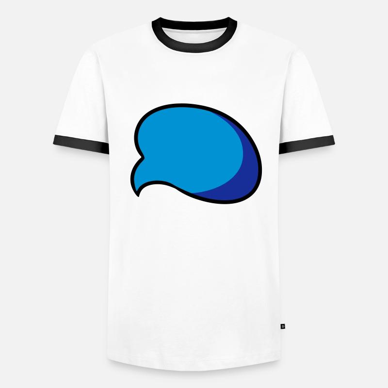 Sprechblase speech bubble Comic Idée cadeau T-shirt contrasté Homme