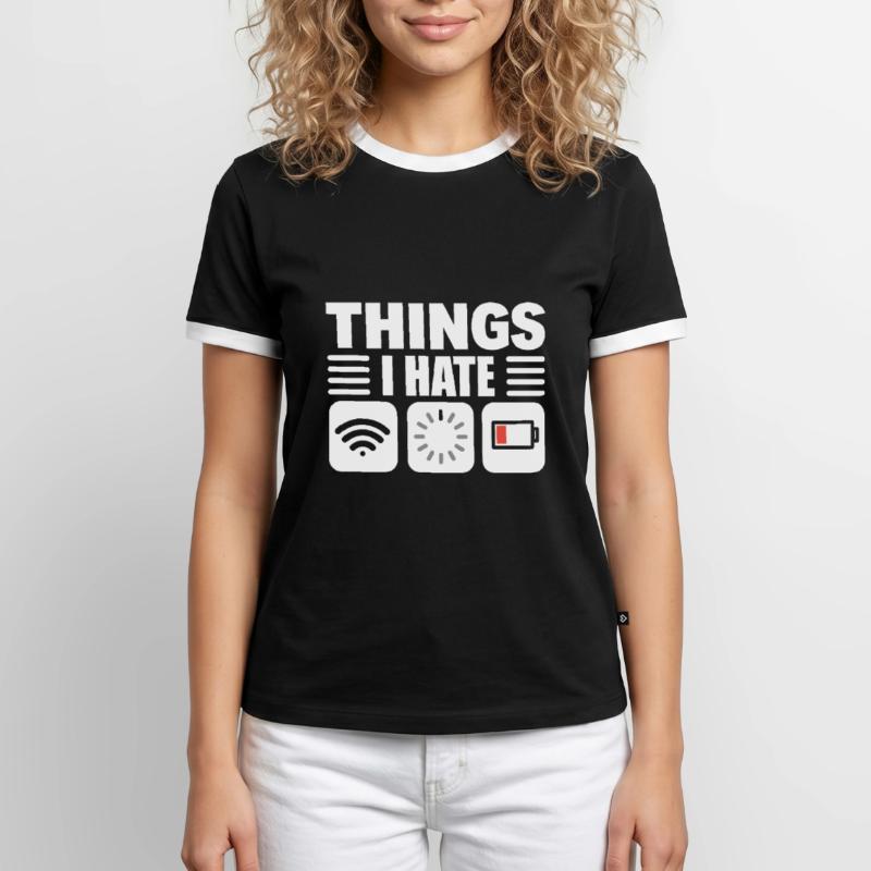 Lustiger Programmierer Computerprogrammierer Männer Kontrast-T-Shirt