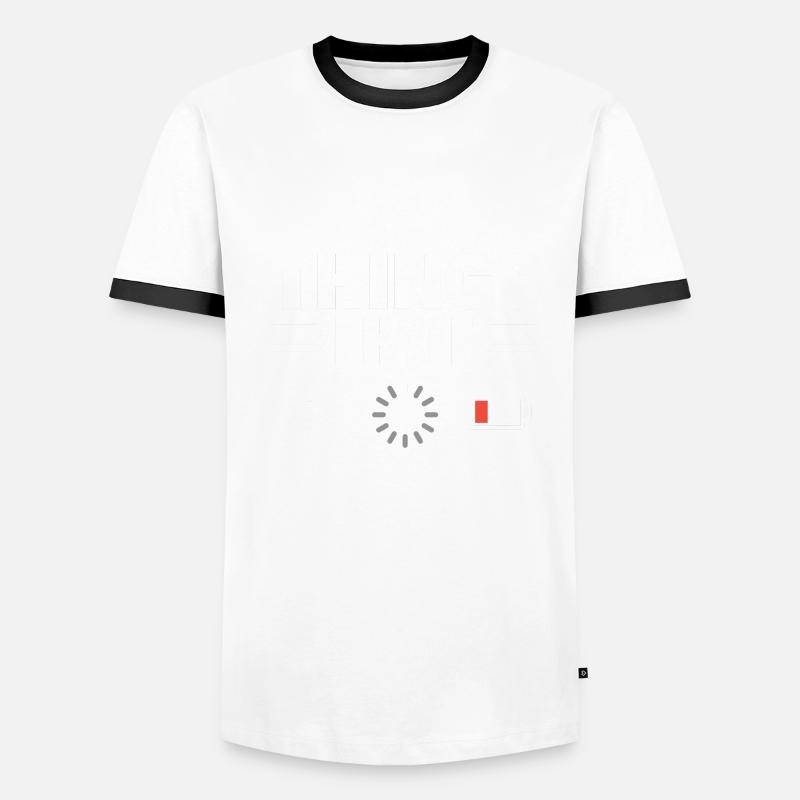 Lustiger Programmierer Computerprogrammierer Männer Kontrast-T-Shirt