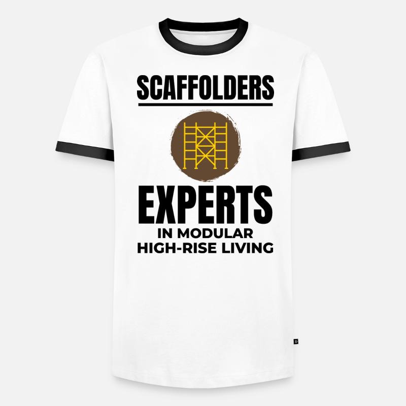 Scaffolder Scaffold Builder Scaffolding Platform Men's Ringer Shirt