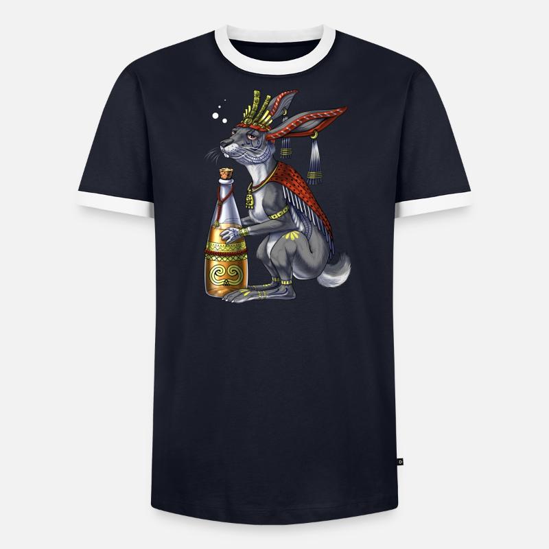 Créature aztèque Centzon T-shirt contrasté Homme