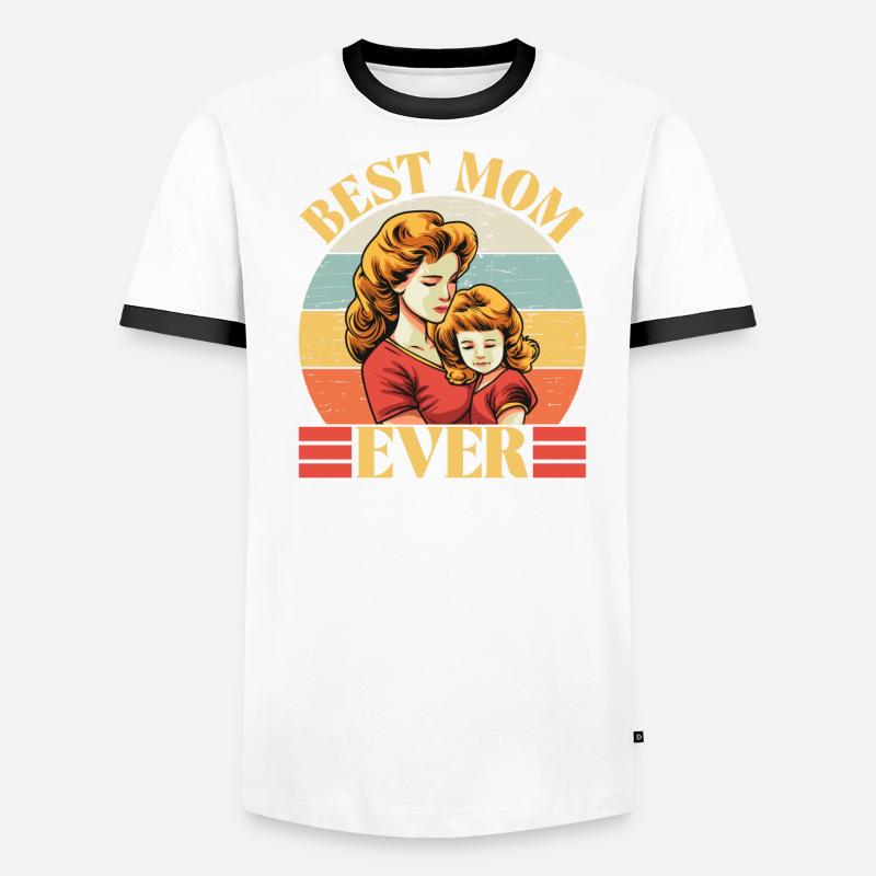 Beste Mutter aller Zeiten Männer Kontrast-T-Shirt