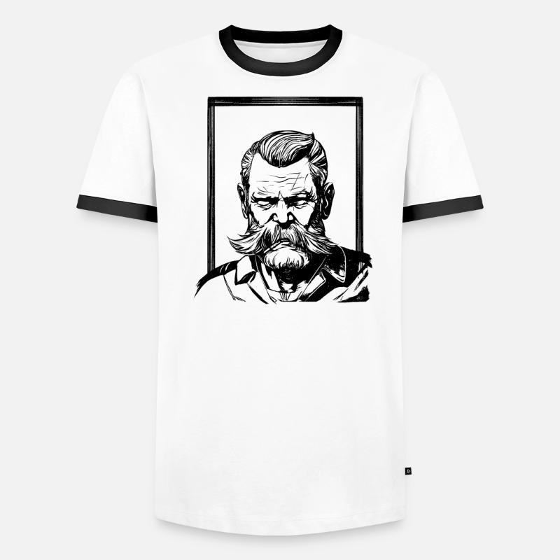Alter Seemann Männer Kontrast-T-Shirt