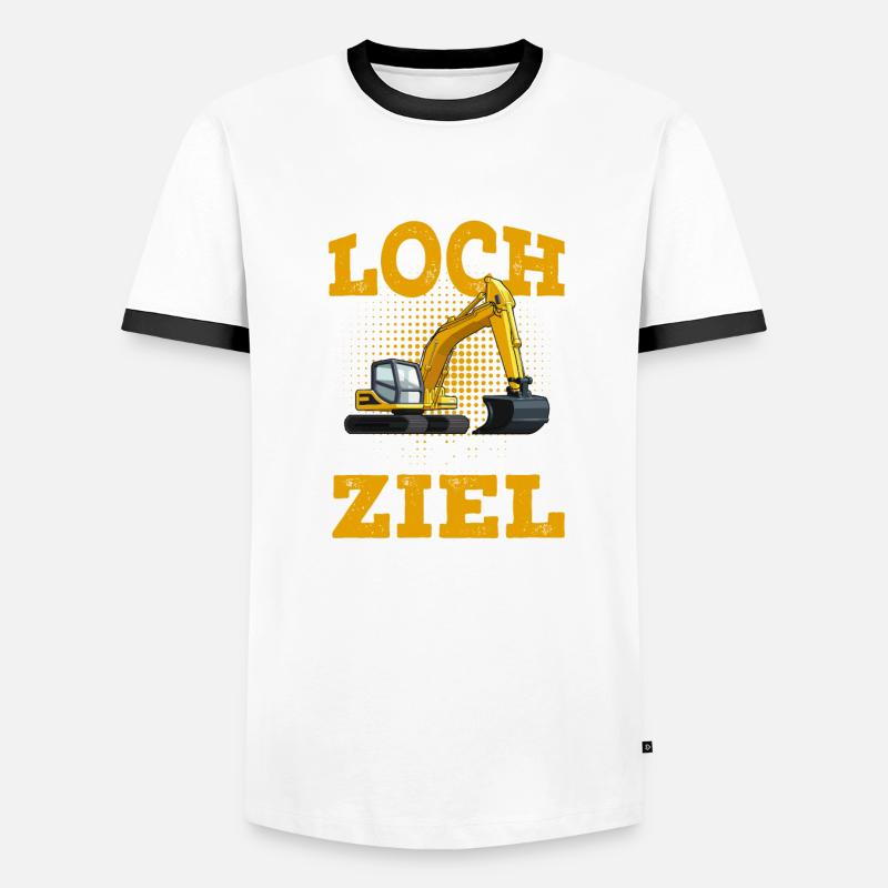 Bagger Spruch Baumaschine Geschenk Männer Kontrast-T-Shirt